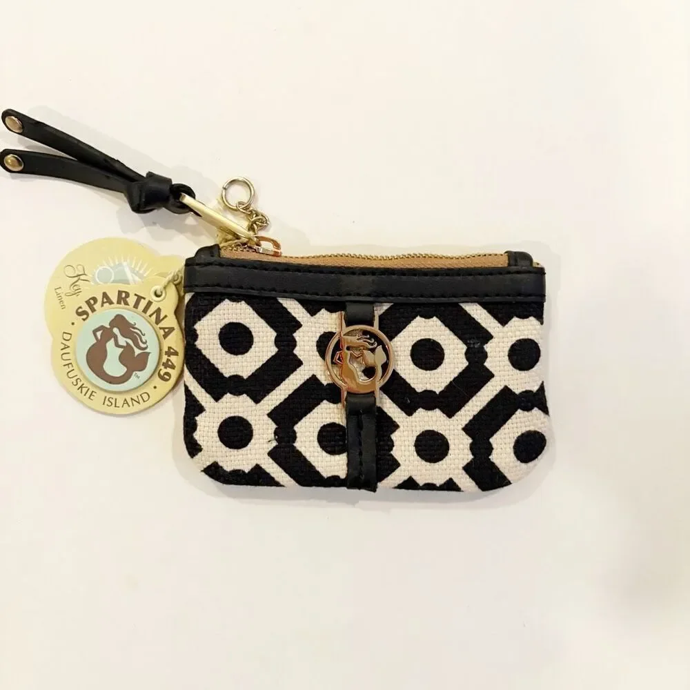 NWT Spartina Keychain Wallet Pouch ID Holder Waller